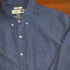 Old Navy - Blue/White Print Shirt - Size L